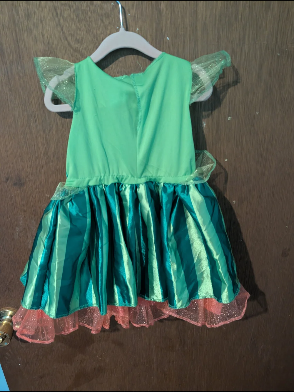 Whimsical Watermelon Kids Costume Dress - Green & Pink